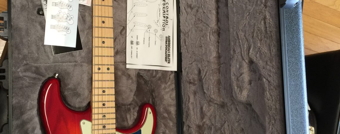 Fender American Elite Stratocaster ACB in full in case
