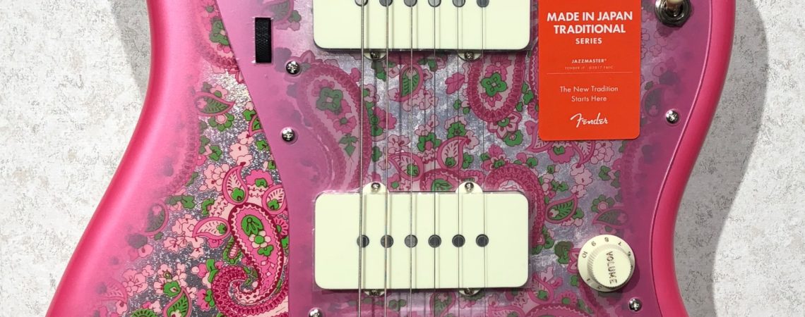 Fender Traditional 60s Jazzmaster Pink Paisley body