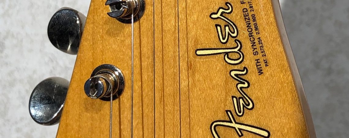Fender 60th Anniversary ’58 Jazzmaster RW 2TS headstock