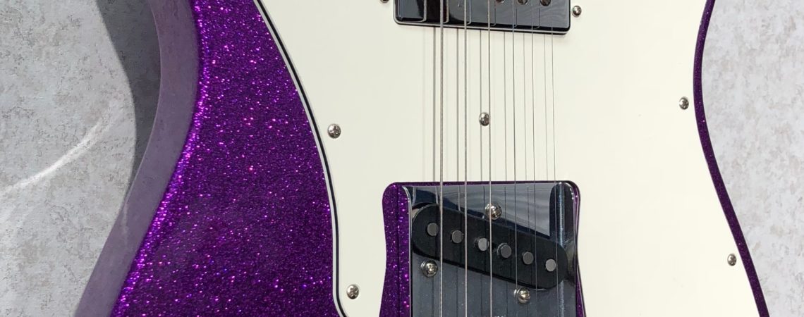 Fender Special Edition ’72 Tele Custom Purple Sparkle body left