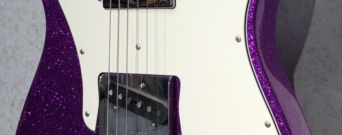 Fender Special Edition ’72 Tele Custom Purple Sparkle body right