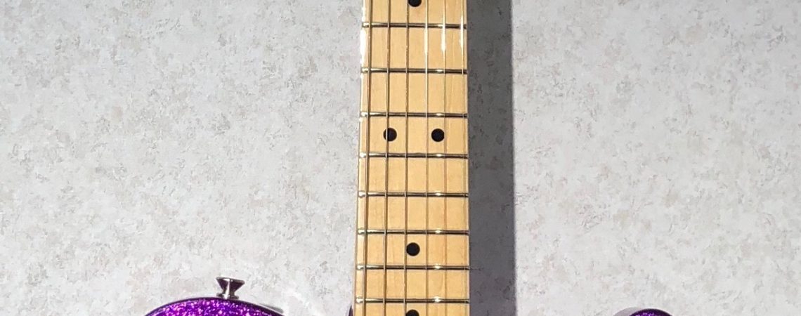 Fender Special Edition ’72 Tele Custom Purple Sparkle full